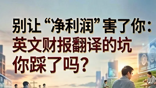 英文财务报表数据翻译避坑指南：专业术语与格式规范解析