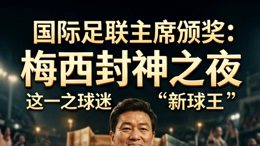 梅西封神之夜：国际足联主席颁奖，主办国球迷高呼新球王