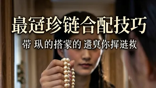 皇冠珍珠项链怎么戴？圆脸方脸长脸短脸搭配技巧大公开