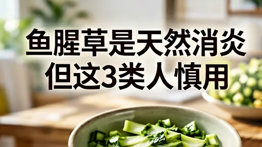 鱼腥草是天然消炎药？这3类人慎用，用错变毒